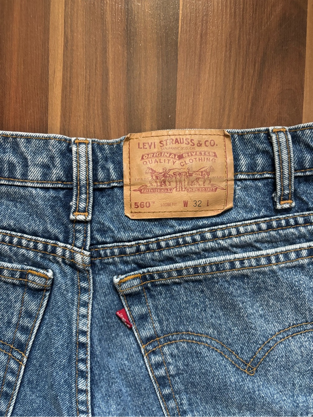 Levi's Light Blue Relaxed Denim Shorts